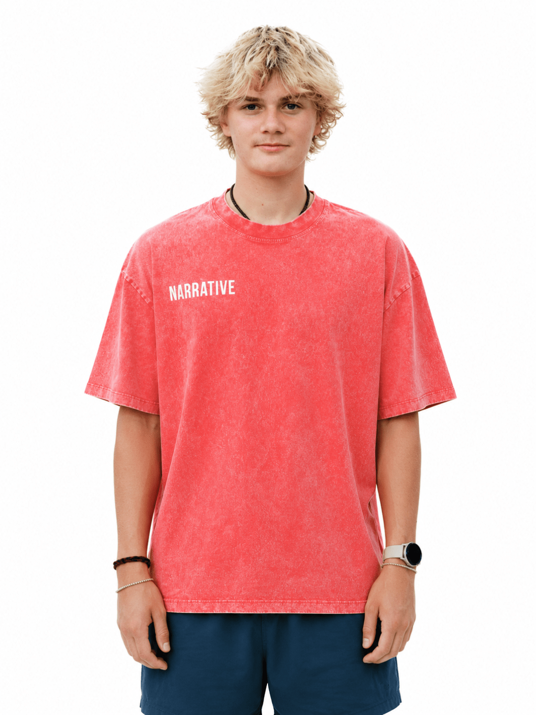 The Every Day Classic T-Shirt: Red - NARRATIVE