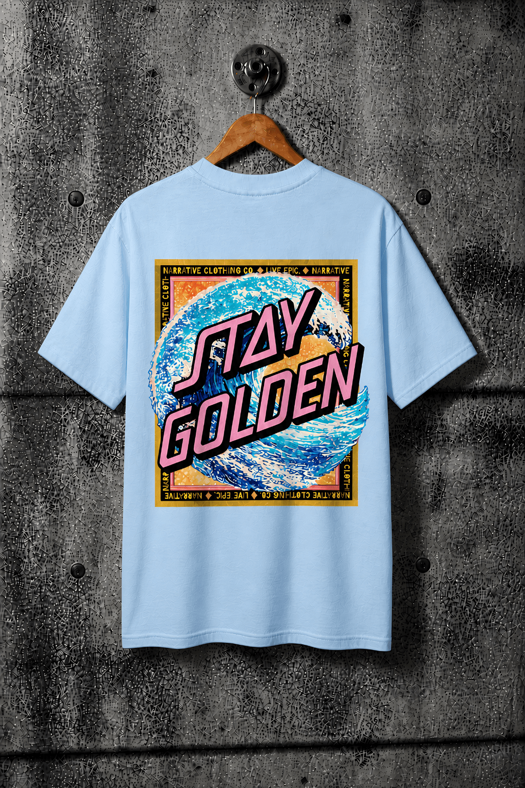 Light Blue | Flat Lay Back