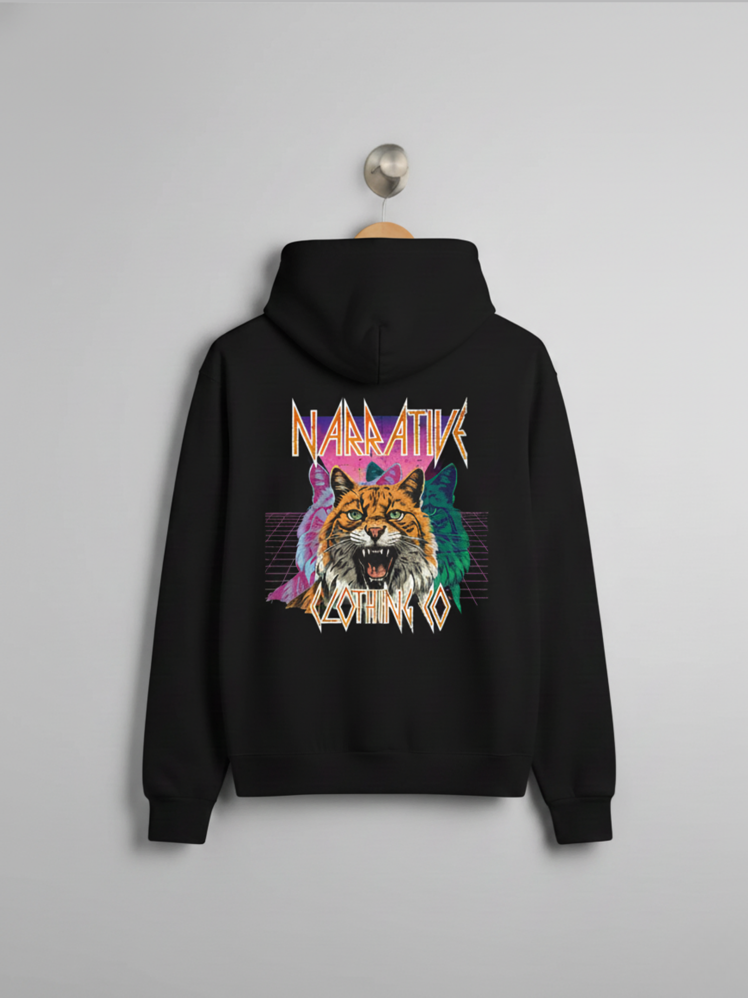 Heavy Metal Kitty Kat Hoodie