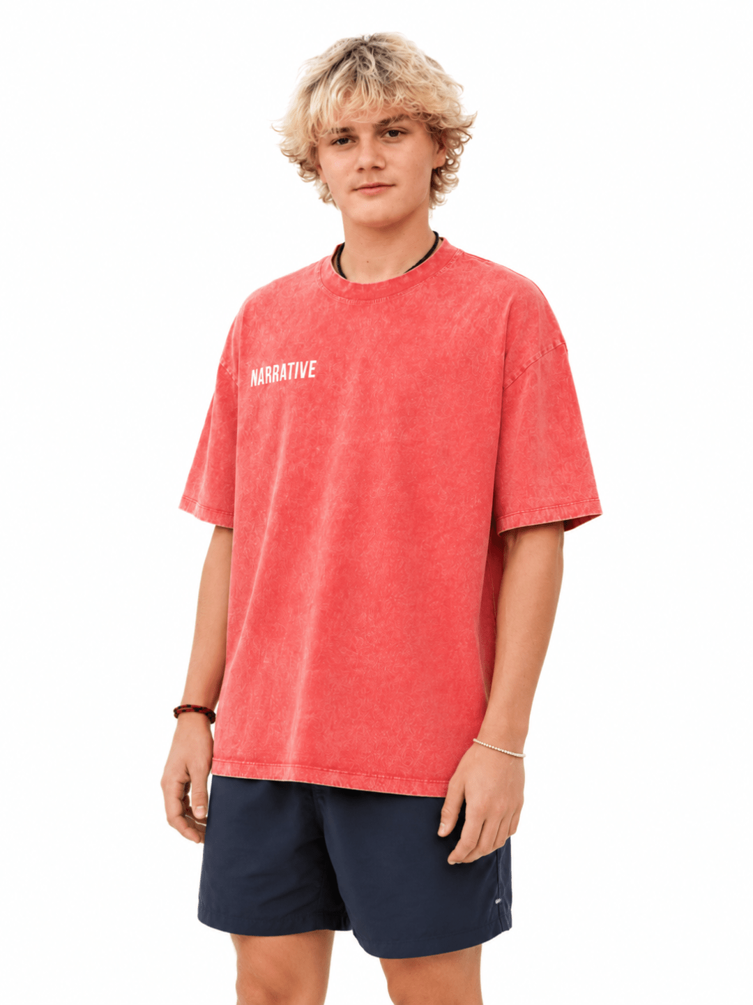The Every Day Classic T-Shirt: Red - NARRATIVE