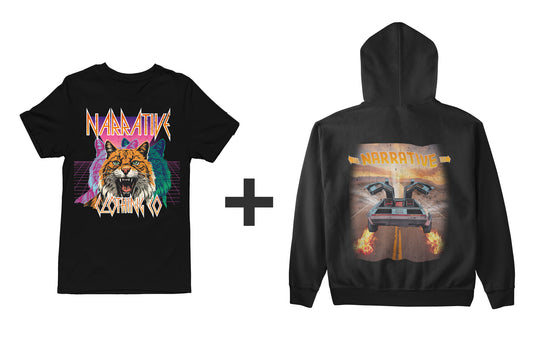 1 T-shirt, 1 Hoodie