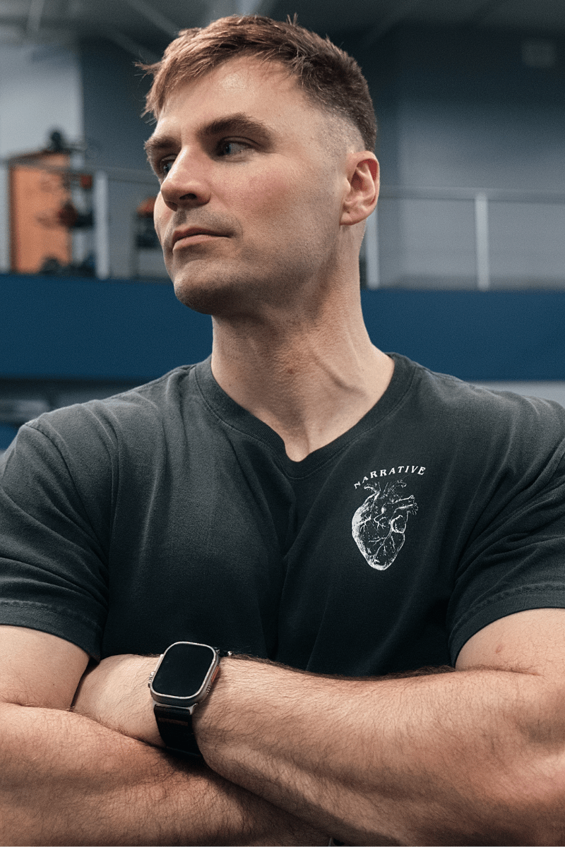 CLASSIC BLACK HEART FIRST T - SHIRT - NARRATIVE