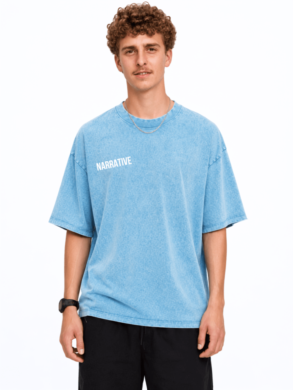 The Every Day Classic T-Shirt: Blue - NARRATIVE