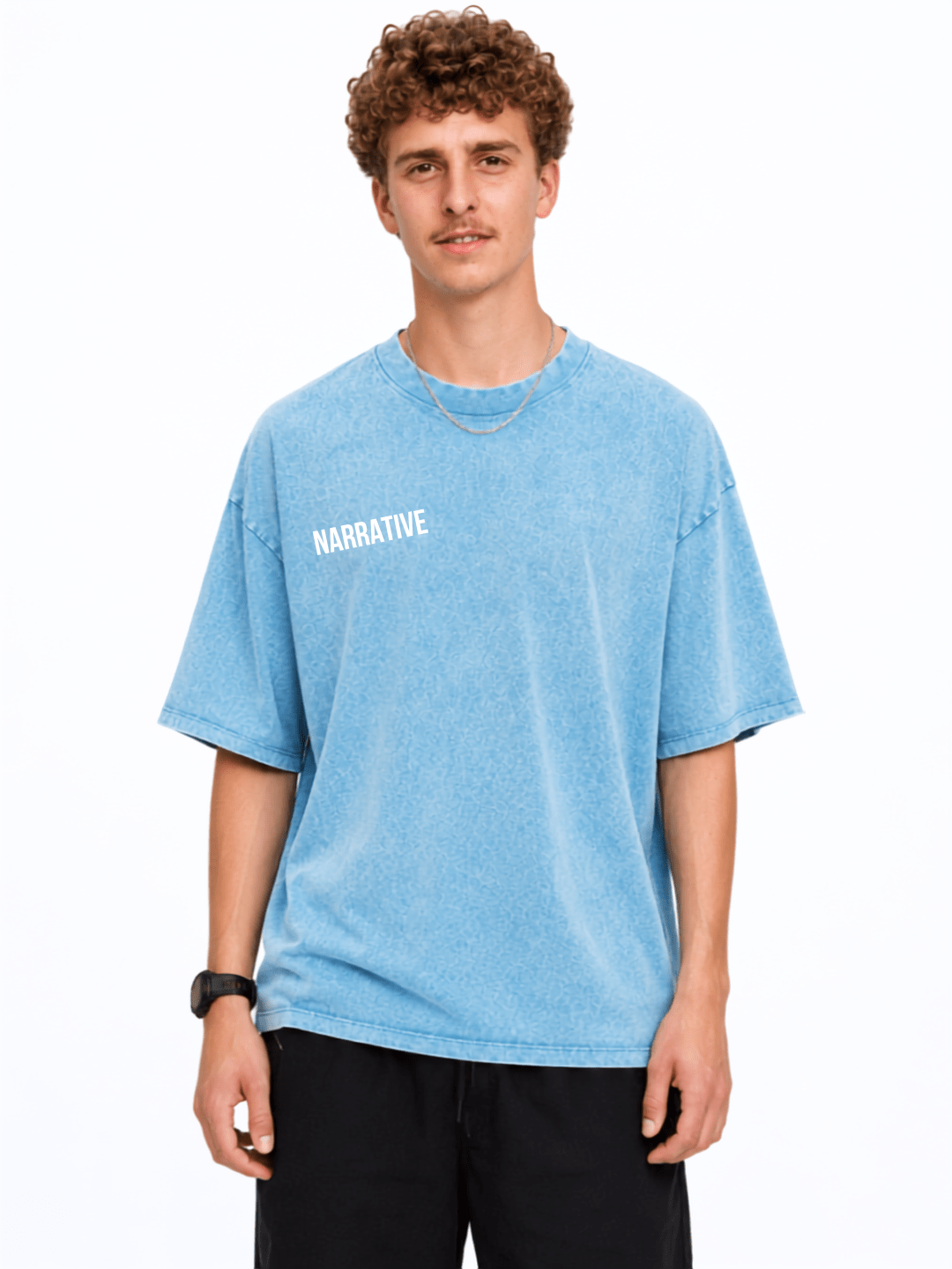 The Every Day Classic T-Shirt: Blue - NARRATIVE