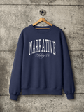 COLLEGE CREWNECK NAVY - NARRATIVE