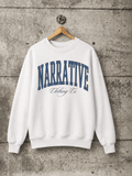 COLLEGE CREWNECK WHITE - NARRATIVE