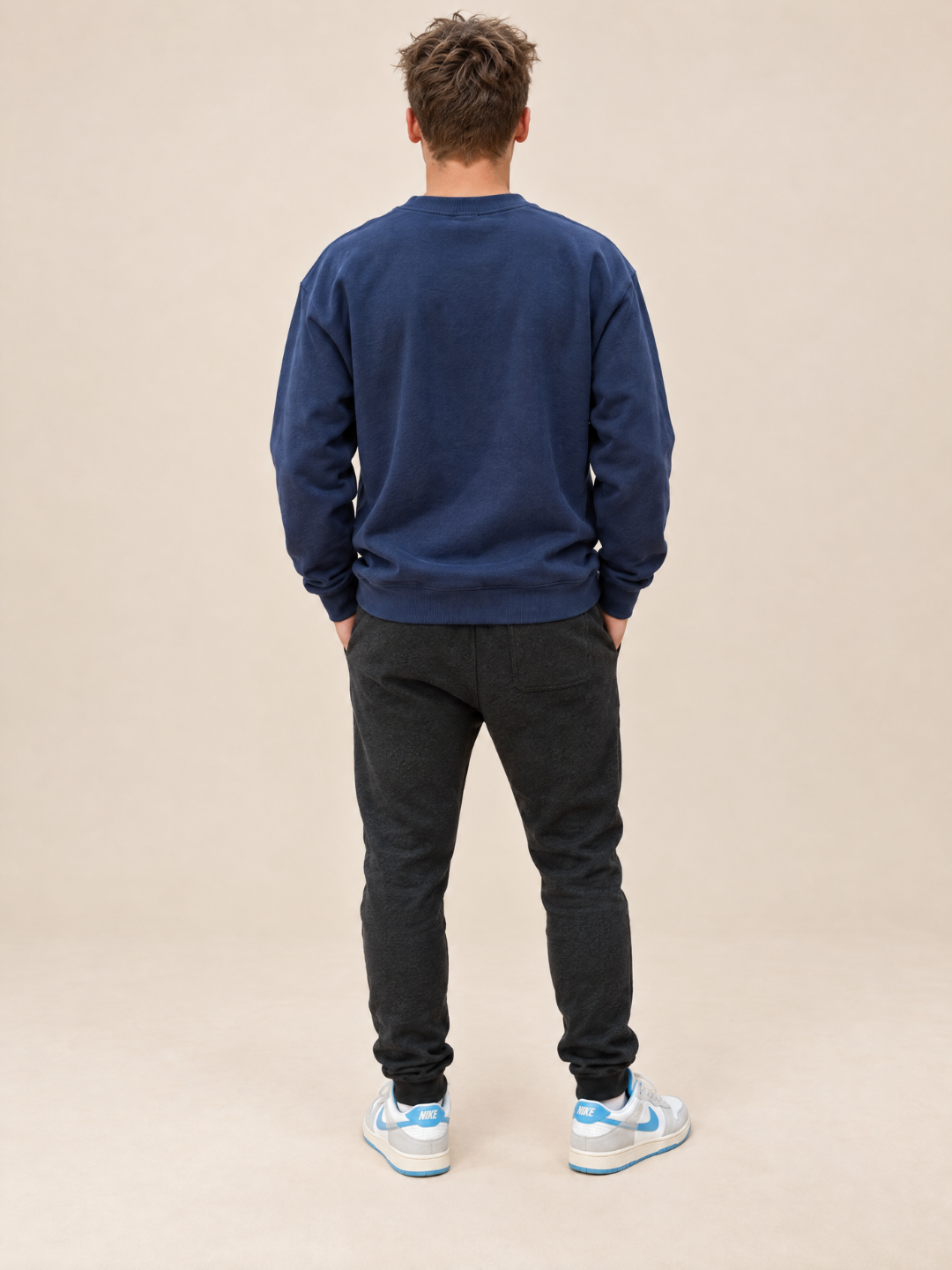 COLLEGE CREWNECK NAVY