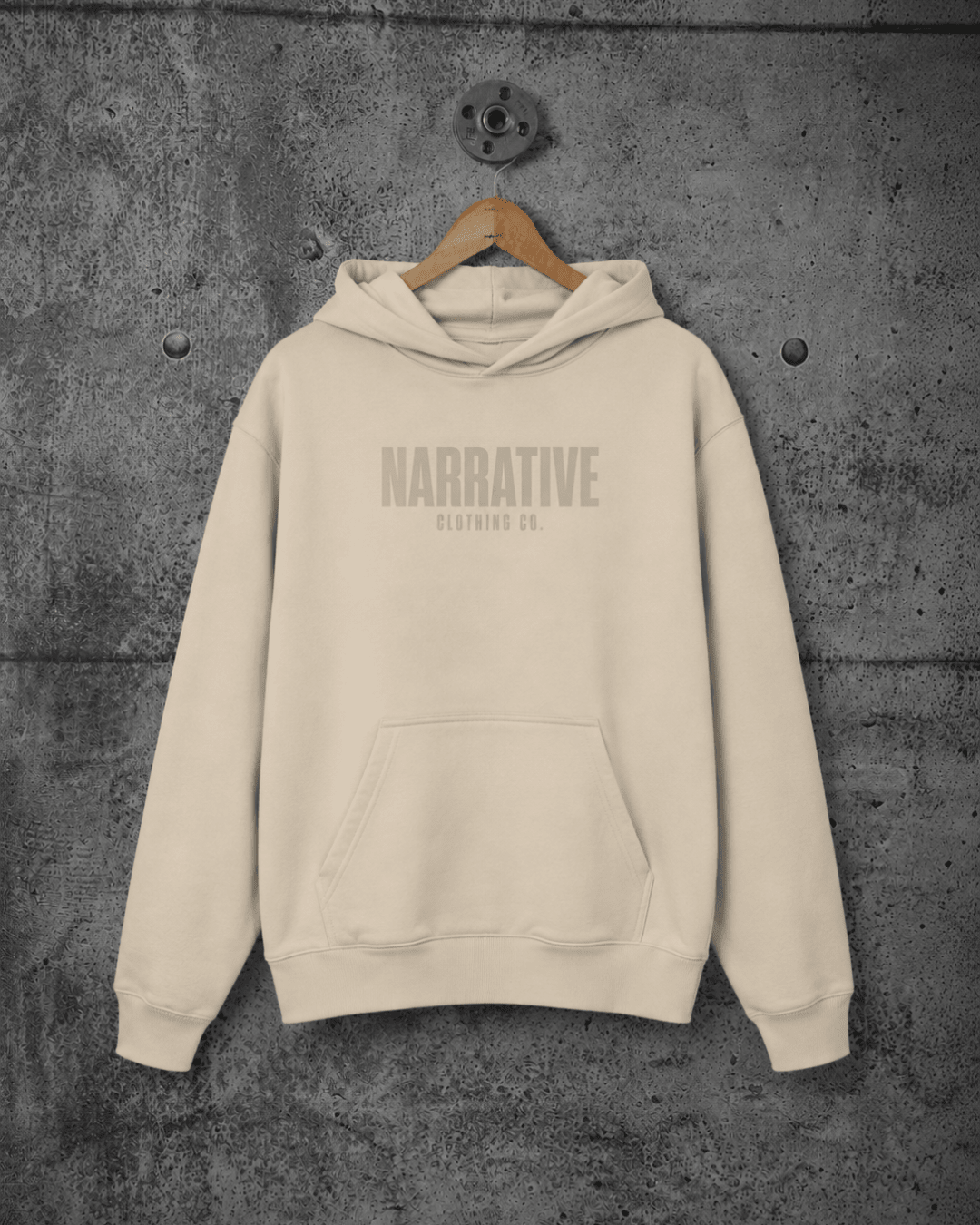 CORE: NARRATIVE HOODIE SAND - NARRATIVE