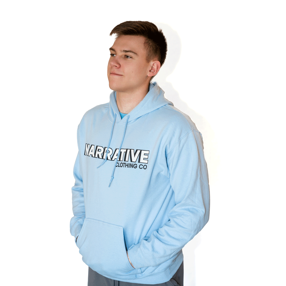 Narrative Blue Signature Hoodie