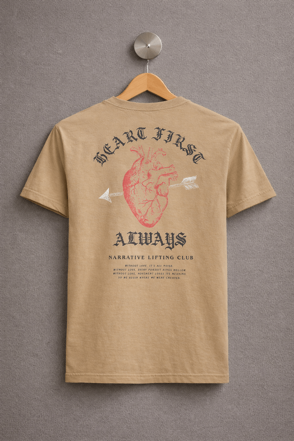 SAND HEART FIRST T - SHIRT - NARRATIVE