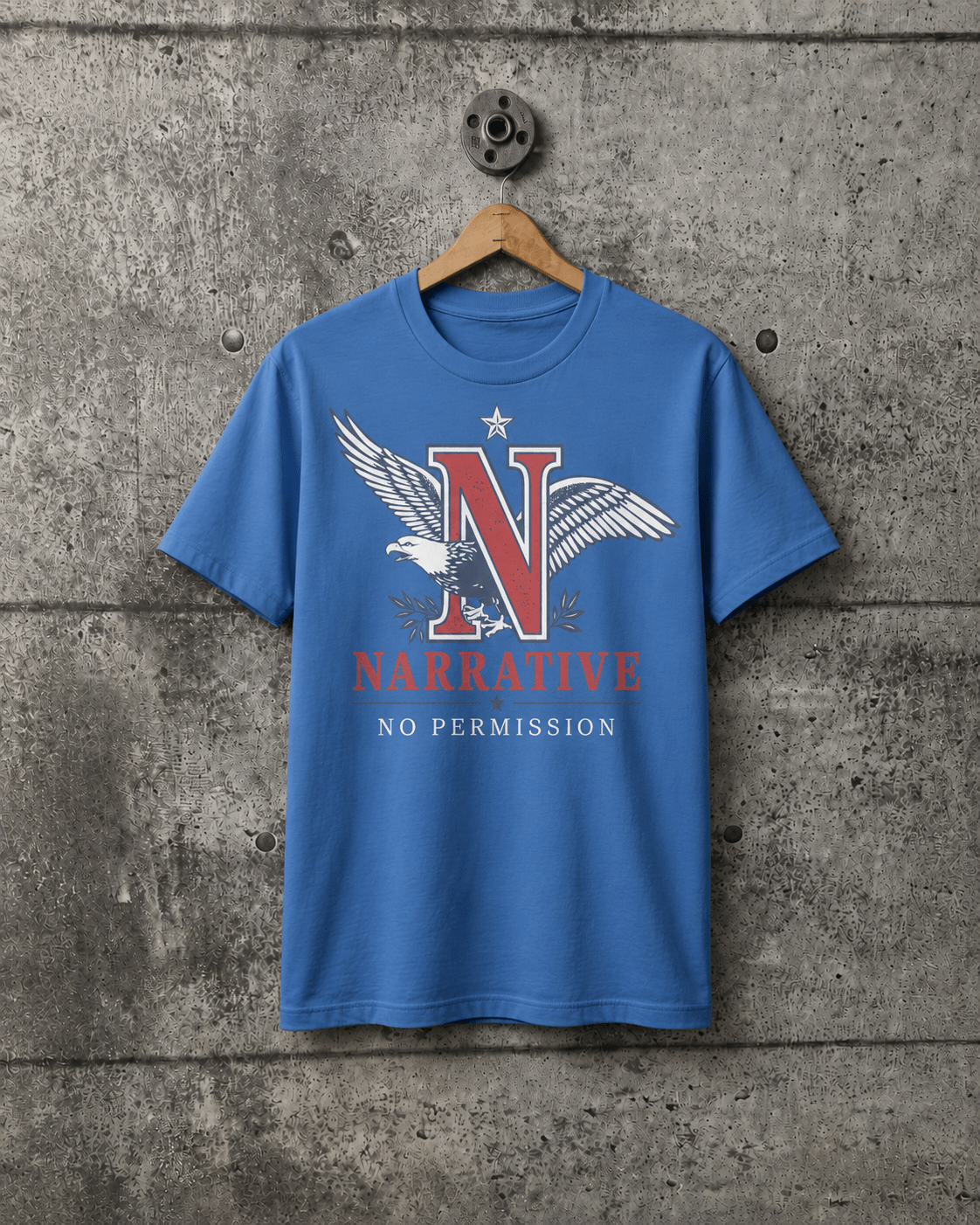 JULY: NO PERMISSION BLUE - NARRATIVE
