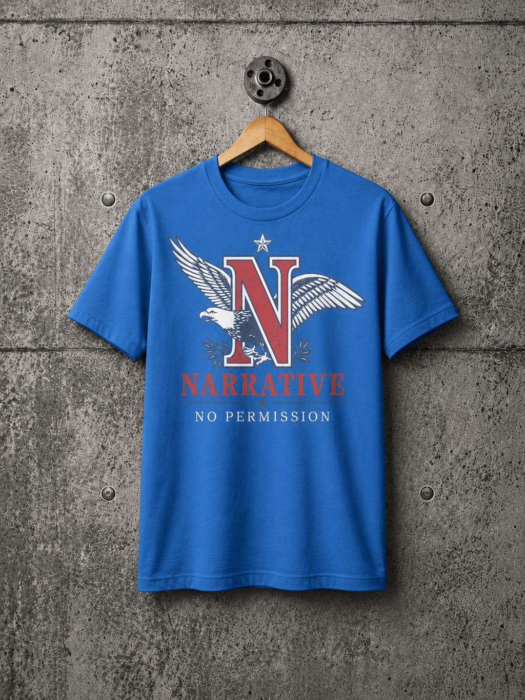 JULY: NO PERMISSION BLUE - NARRATIVE