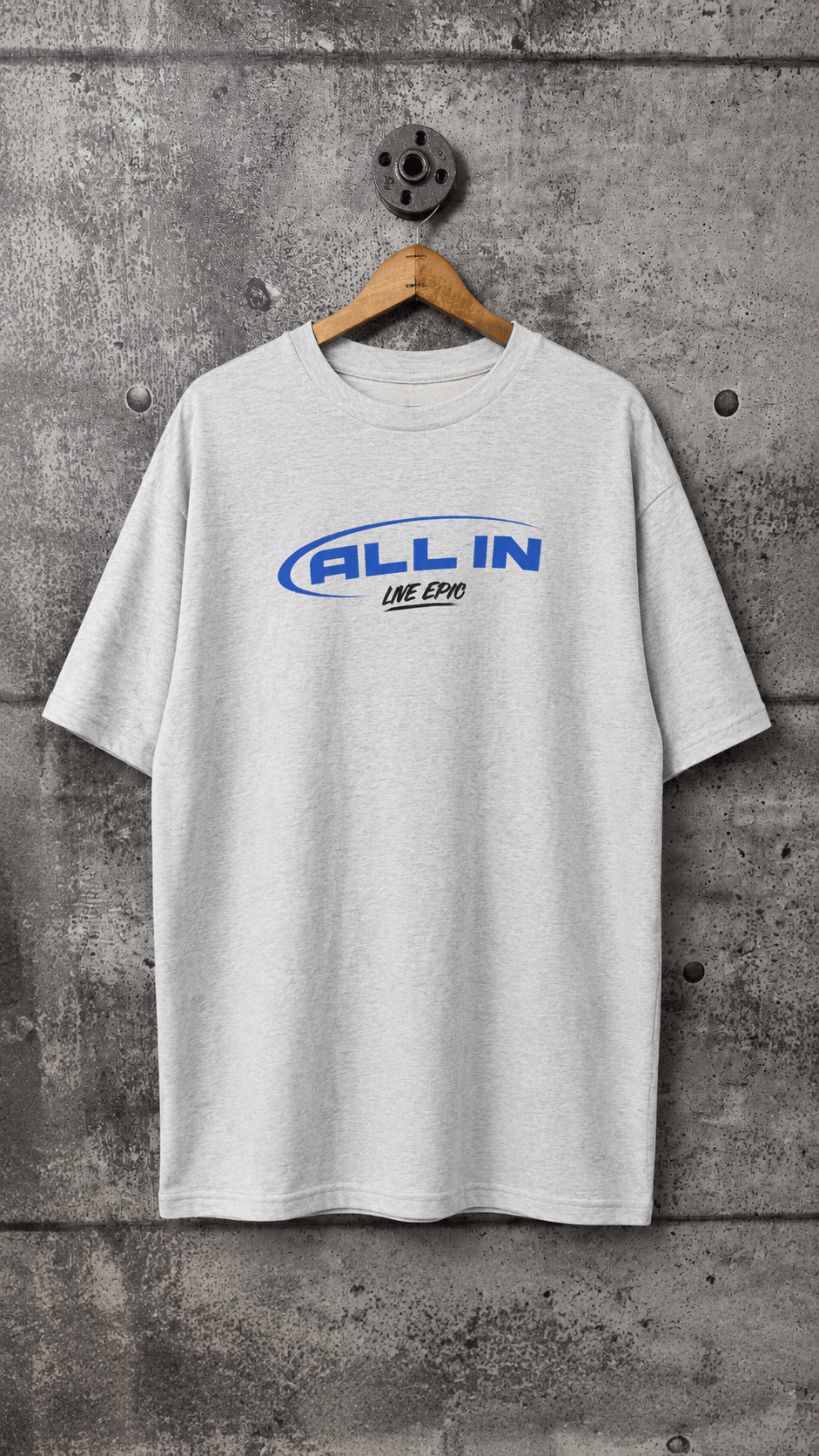 ALL IN TEE / GREY - NARRATIVE
