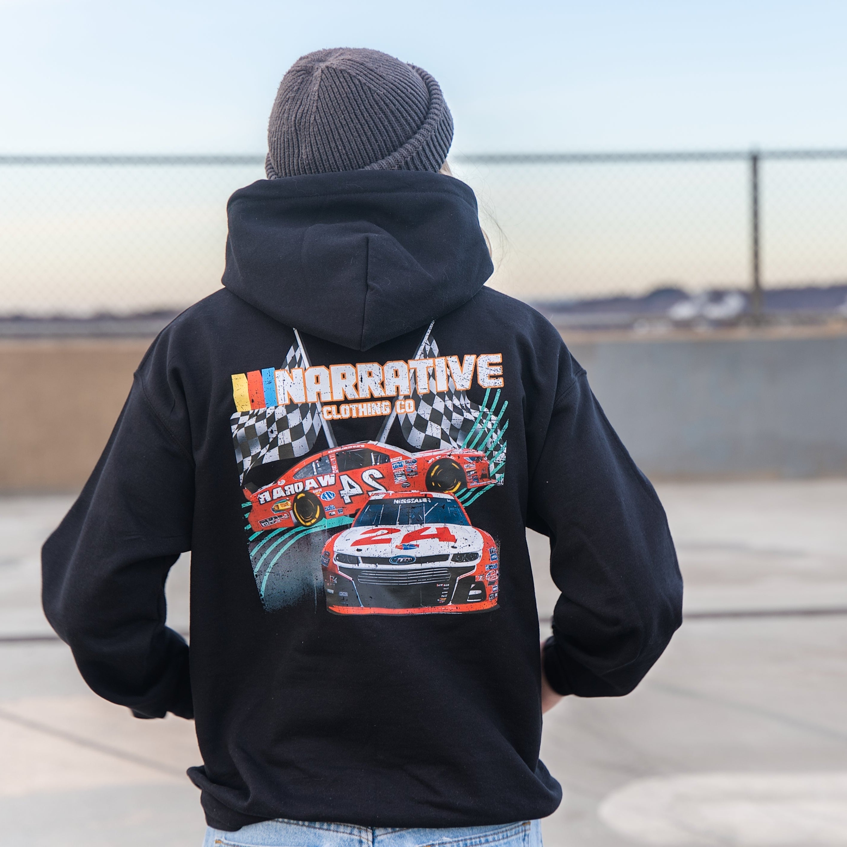 Drive Fast Narrative Hoodie