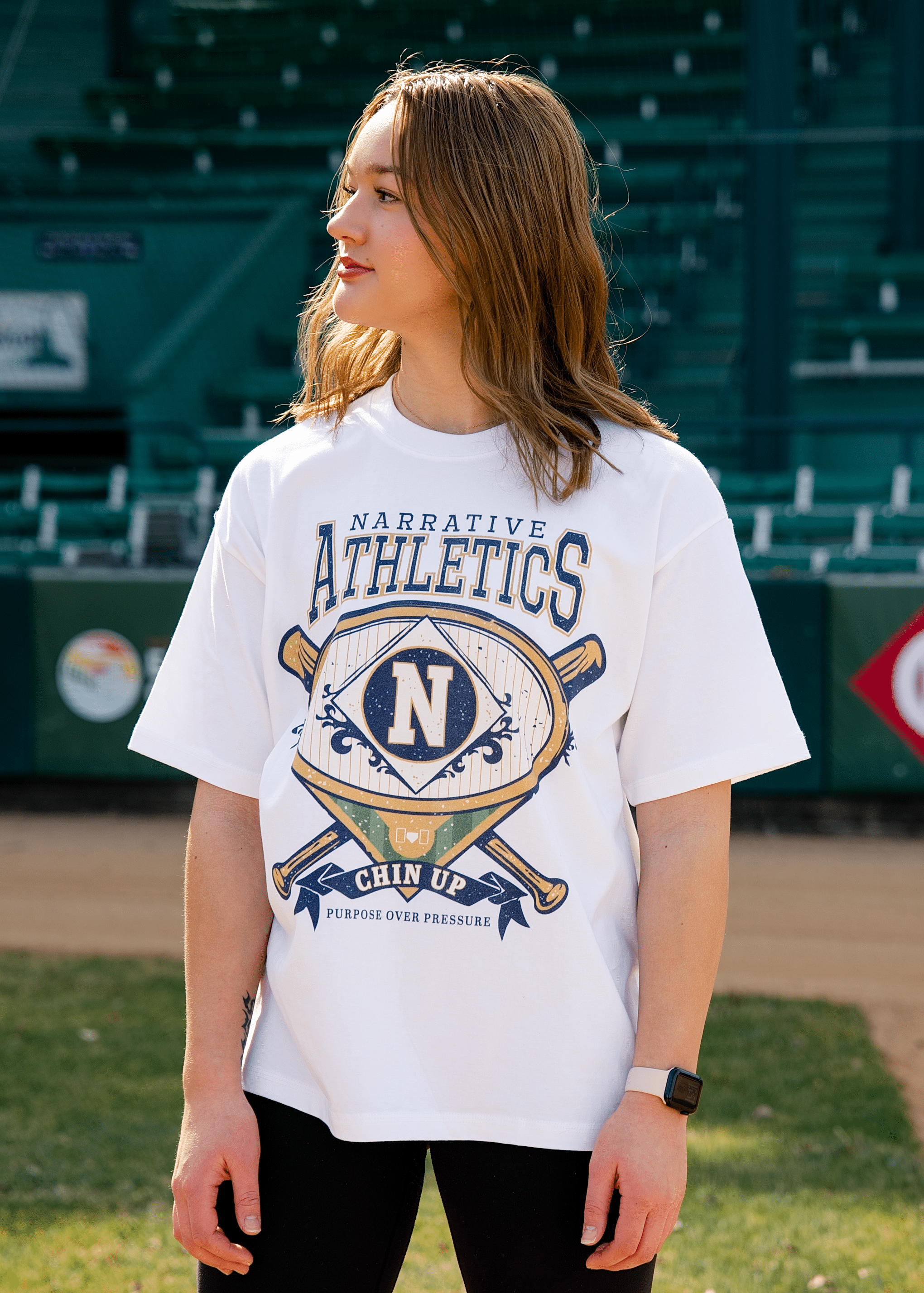 Chin Up Diamond White - NARRATIVE