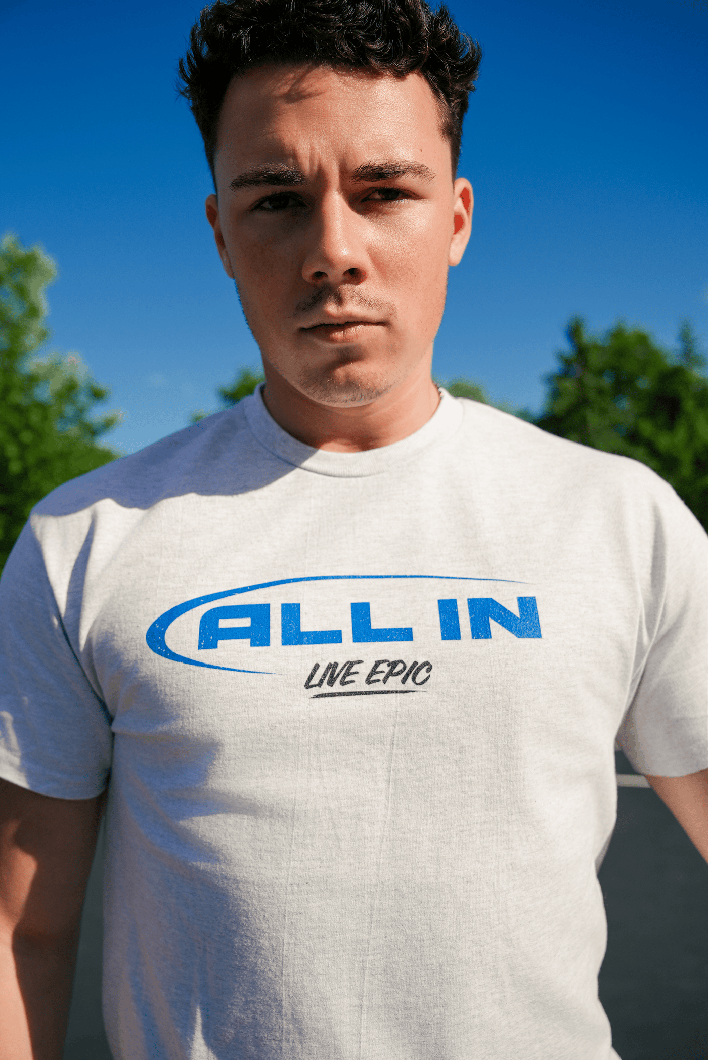 ALL IN TEE / WHITE - NARRATIVE
