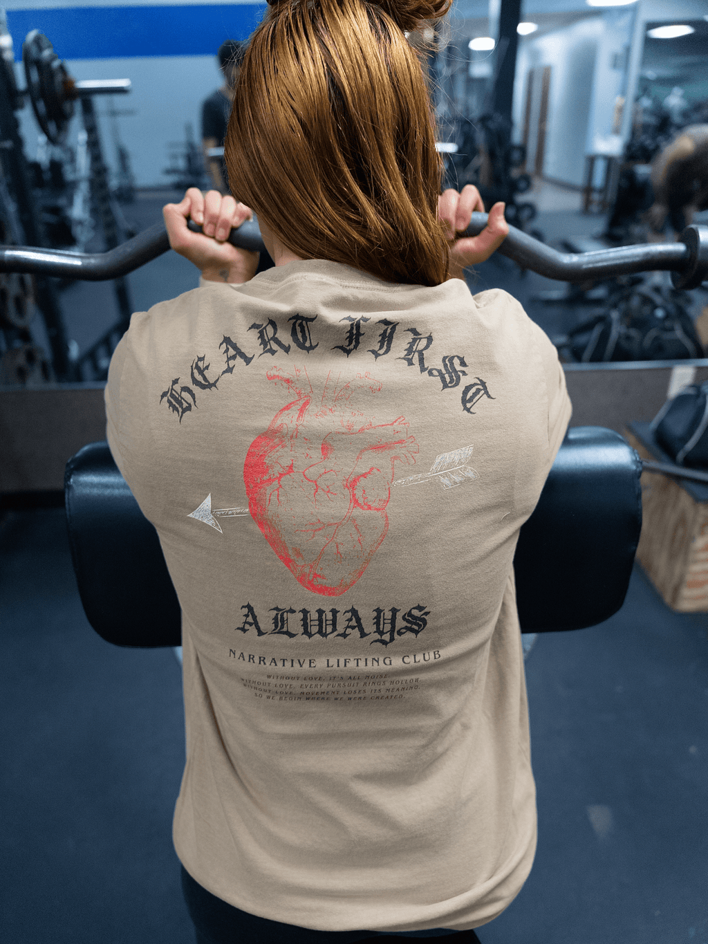 SAND HEART FIRST T - SHIRT - NARRATIVE