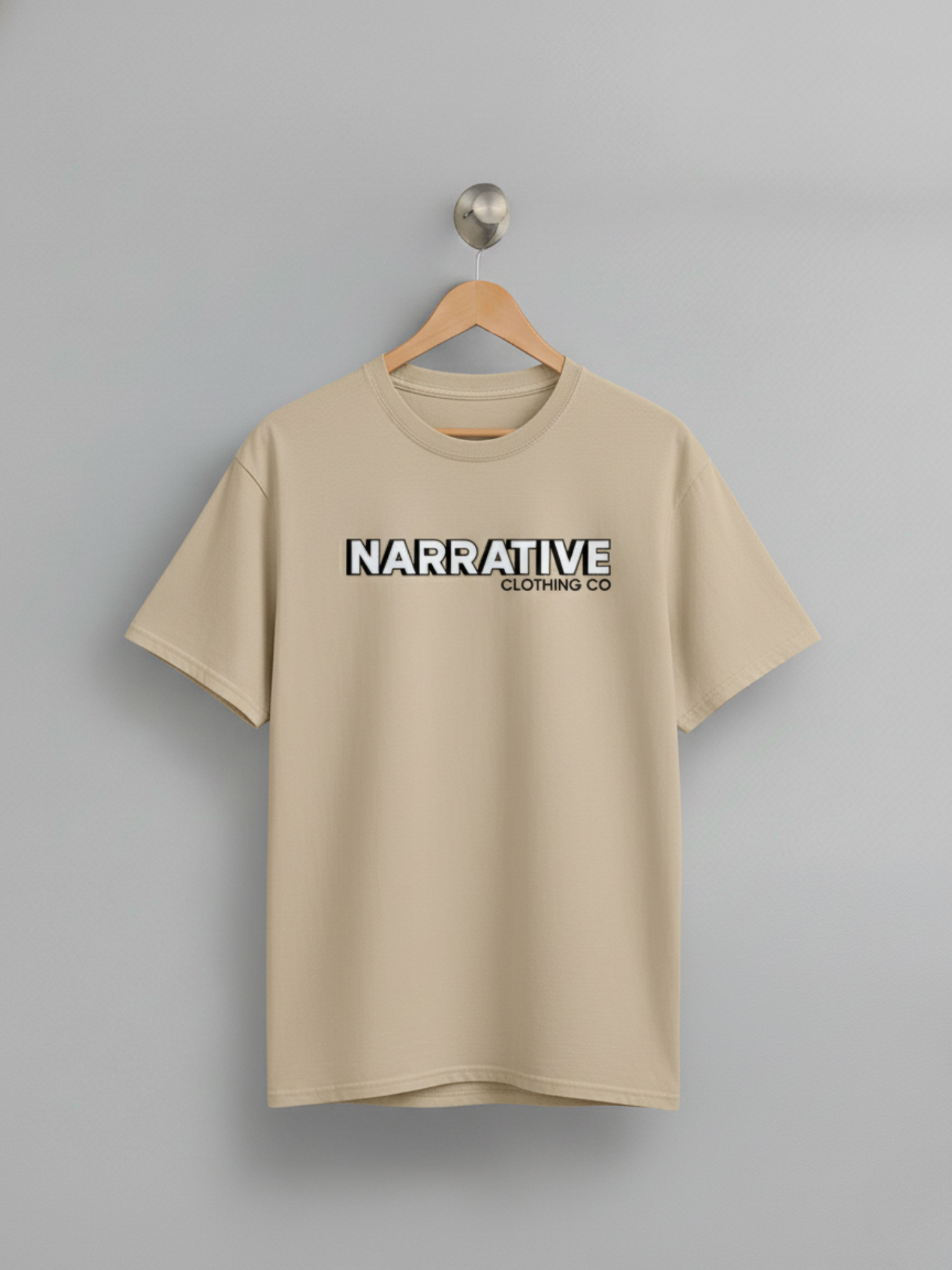 Narrative Sand Signature T-Shirt