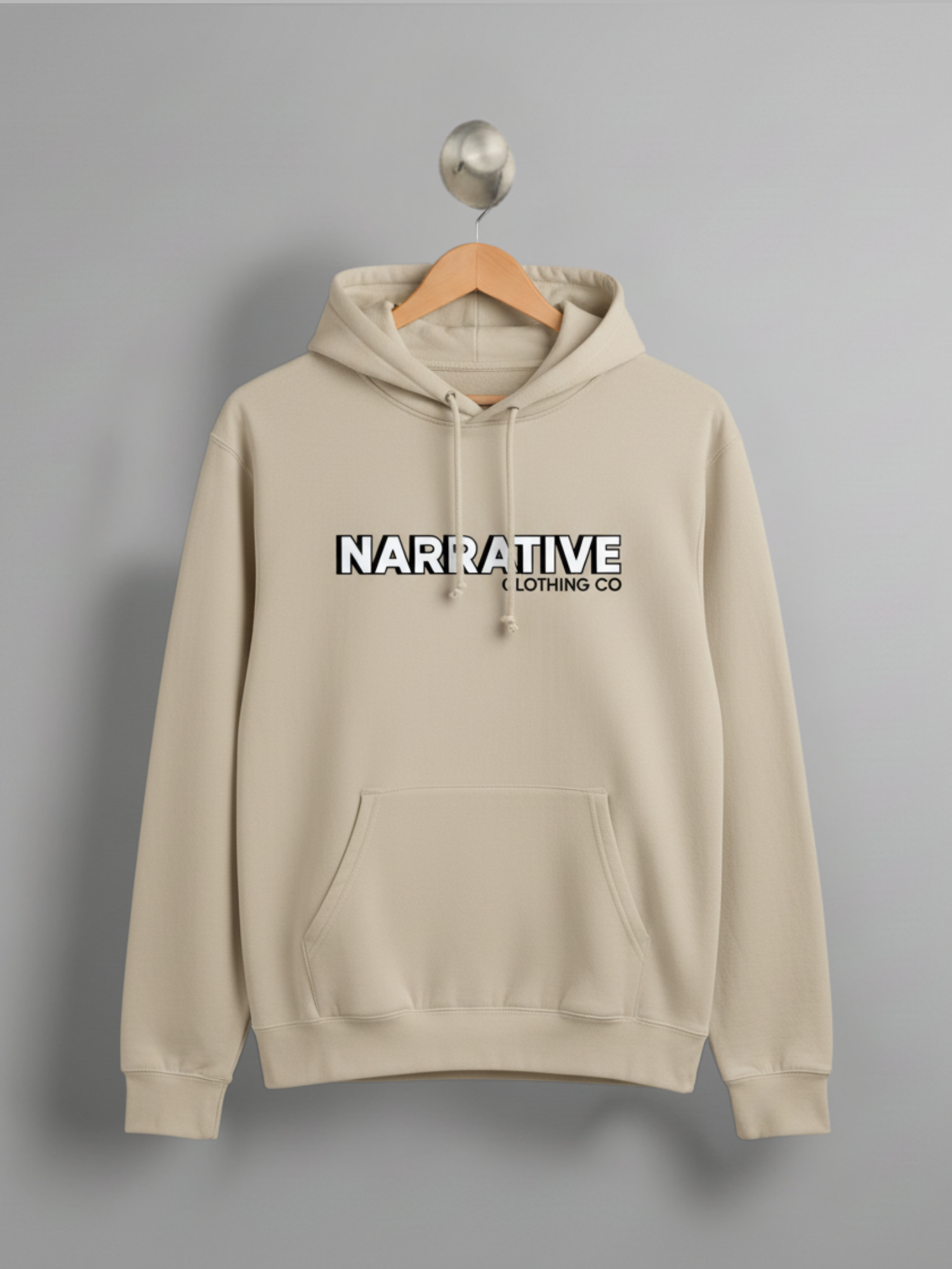 Narrative Sand Signature Hoodie