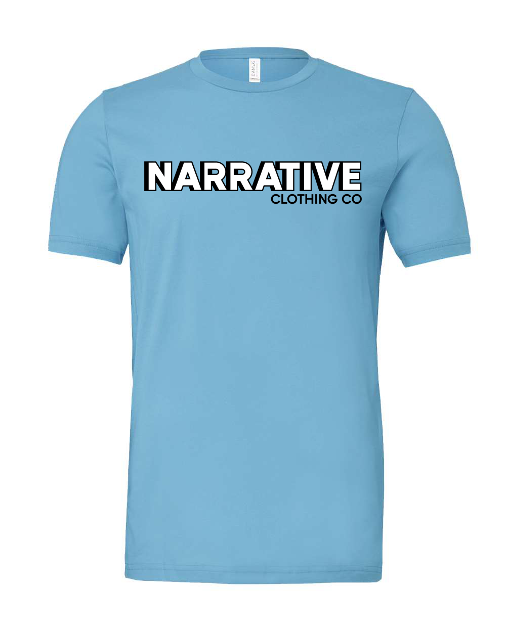 Narrative Light Blue Signature T-Shirt